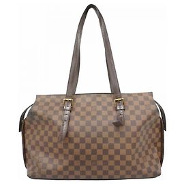 Sac à main Chelsea Damier Louis Vuitton N51119 Ébène Damier ebène