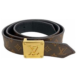 Cintura Monogram Louis Vuitton Marrone