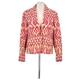Saint Laurent Gelber Baumwollblazer Gelb