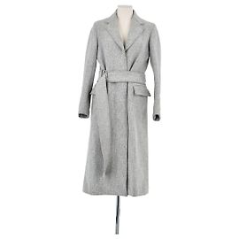 3.1 Phillip Lim Abrigo de lana gris Gris