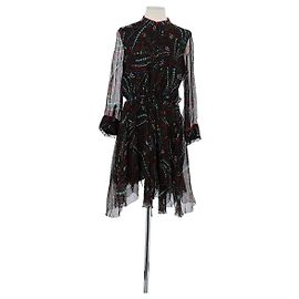 Zadig & Voltaire Schwarzes Seidenkleid Schwarz