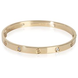 Pulsera Cartier de oro amarillo con diamante y cierre de tornillo único Otro