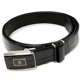 Autre Marque Takeo Nishida Crocodile Belt Black