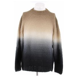 Sacai Pull dégradé en laine Multicolore