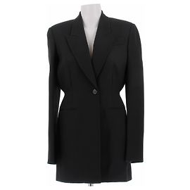 Khaite Blazer in Schwarz strukturiert Schwarz