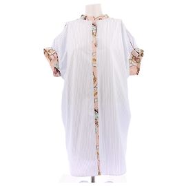 Camicia La Prestic Ouiston in cotone blu a righe Blu