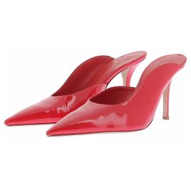 Autre Marque Mules rouges en cuir vernis Rouge
