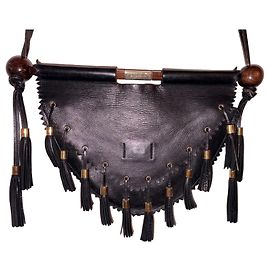 Bolsa de couro preta Givenchy – Elegante e atemporal Preto