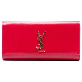 Clutch Monogram Cassandre Grain de Poudre Rosa Saint Laurent Rosa Otro