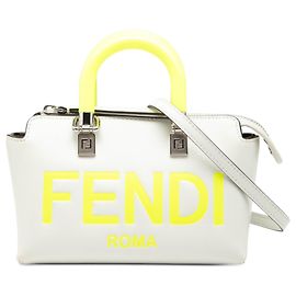 Fendi Mini Sac En Cuir Blanc By The Way Roma Autre