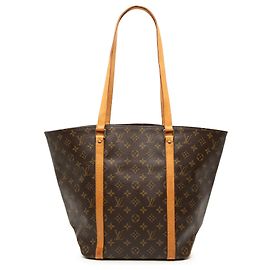 Braune Monogramm Einkaufstasche Louis Vuitton Braun