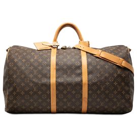 Louis Vuitton Keepall Bandoulière 60 Monograma Marrom Marrom