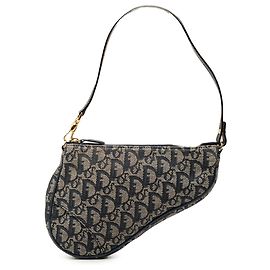 Pochette Diorissimo Mini en toile bleue Bleu