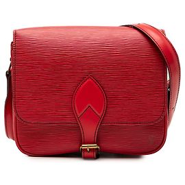Louis Vuitton Cartouchière MM en Épi Rouge Rouge