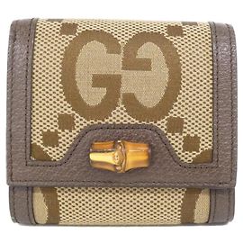 Gucci Diana Bi-Fold Geldbörse Braun Kamel