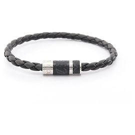Pulseira Charm Monogram Eclipse Louis Vuitton Preto Prata