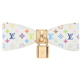 Grampo Monograma Multicolore Louis Vuitton Branco Multicor