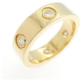 Cartier Love Ring mit Voller Diamantbesetzung Golden
