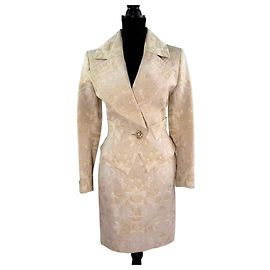 Champagne Suit Christian Lacroix 1990s White