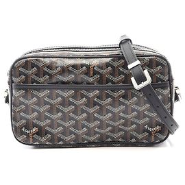 Bolsa de Ombro Goyard Cap Vert PM em Couro PVC Preto