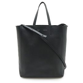 Céline Bolsa Vertical Celine Pequena de Couro 2em1 Preto