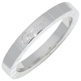 Anello Cartier Lanieres Pt950 Taglia 54 Argento Metallico