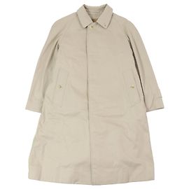 Burberrys Nova check Cotton Polyester Wool Coat Beige