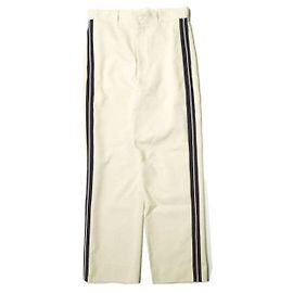 Autre Marque Calças de algodão e lã UNUSED LINE Branco Fora de branco