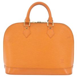 Louis Vuitton Vintage Alma Epi Leather PM Laranja