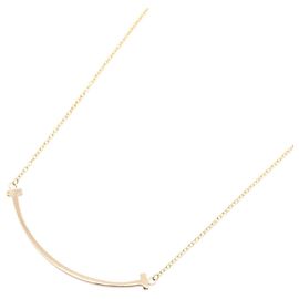Collier T Smile Small de Tiffany & Co. Doré
