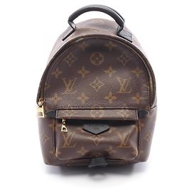 Zaino/borsa Palm Springs Mini di Louis Vuitton Marrone Nero