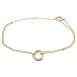 Pulsera Charm Trinity de Cartier Plata Dorado