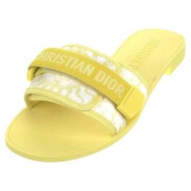 Christian Dior Revolution Sandalen Gelb Gelb