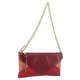 Chloé Borsa a Spalla Chloe in Pelle Rossa e Oro Auth mr2151 Rosso D'oro