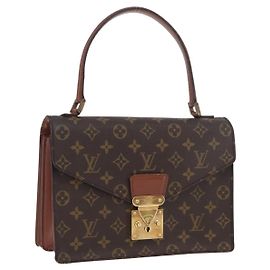 LOUIS VUITTON Bolsa de Mão Monogram Concorde M51190 LV Auth BSZ271 Monograma