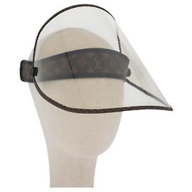 LOUIS VUITTON Monogram Viger LV Shield Sun Visor M76727 LV Auth bs33856 Monogram