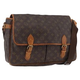 LOUIS VUITTON Sac à épaule Gibeciere GM Monogram M42246 LV Auth ka3232 Monogramme