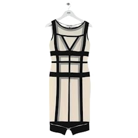 Herve Leger Beige Kleid Beige