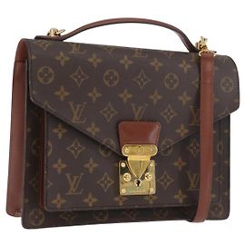 LOUIS VUITTON Sac à main Monceau 28 Monogram M51185 LV Auth BSZ286 Monogramme