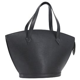 LOUIS VUITTON Sac à main Epi Saint Jacques Noir M52272 LV Auth BSZ235 Noir