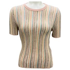 Suéter Tee Illuminate Mouline Multi Stripe da Zimmermann Multicor
