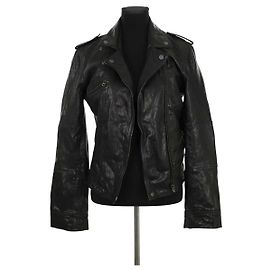 Giacca in pelle nera Levi's Nero