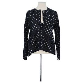 Isabel Marant Etoile Blusa in cotone nera Nero