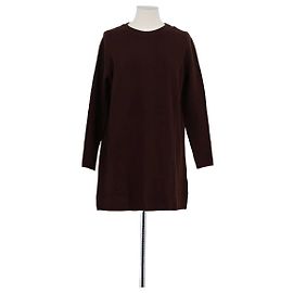 Bash Robe en laine marron Marron