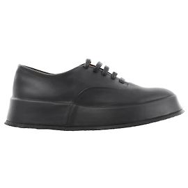 Baskets en cuir Jil Sander noires, taille 37 EU Noir