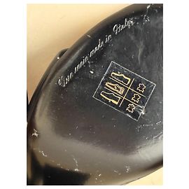Dolce & Gabbana Black Leather Heels Size 40 Black