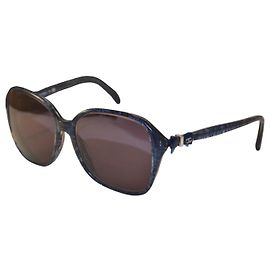 Óculos de sol Chanel 5205 azul plástico Azul