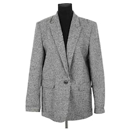 Sandro White wool blazer White