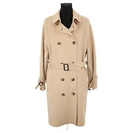 Abrigo Maje de lana beige Beige