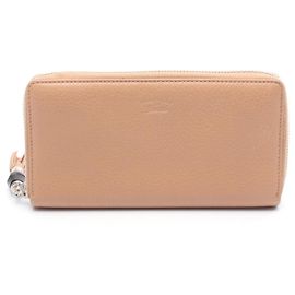 Cartera larga de cuero Gucci Bamboo Rosa